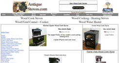 Desktop Screenshot of amish-cookstoves.com