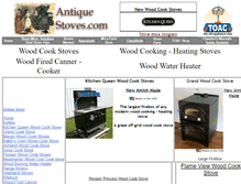 Tablet Screenshot of amish-cookstoves.com